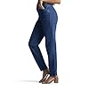 LEE-Womens-Relaxed-Fit-Side-Elastic-Tapered-Leg-Jean Lee Women's Missy Relaxed-Fit Side Elastic Tapered-Leg Jean, Pepper Stone, 16