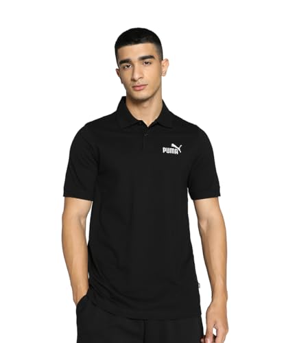 Image of Puma Men Cotton Solid Regular Fit T-Shirt
