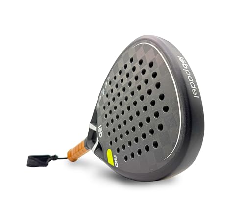 Raqueta de Pádel de Fibra de Carbono Negra miniatura 7