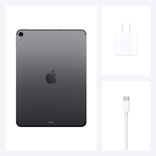 Apple iPad Air (10.9-inch, Wi-Fi + Cellular, 64GB) - Space Gray (Latest Model, 4th Generation) (Renewed)