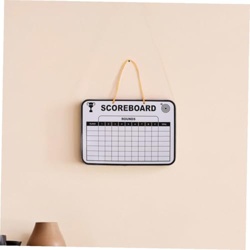 Beaupretty 2pcs doble cara pizarra de golf borrable miniatura 5