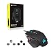 Corsair M65 RGB Ultra Tunable FPS Gaming Mouse Marksman 26,000 DPI Optical Sensor, Optical Switches, AXON Hyper-Processing Technology, Sensor Fusion Control, Tunable Weight System - Black