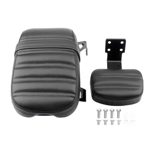 Dossier passager moto pour Scout Bobber Rogue 2018-2024 sissy bar noir