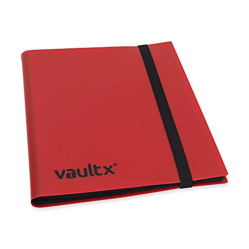 Vault X Binder - 9 Pocket Trading Card Album Folder - 360 Side Loading Pocket Binder for TCG (Red) - Thumbnail 4