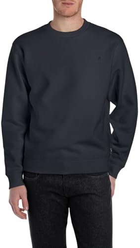 Replay Homme M3102 Maillot De Survêtement, 067 Bleu Nuit, L EU