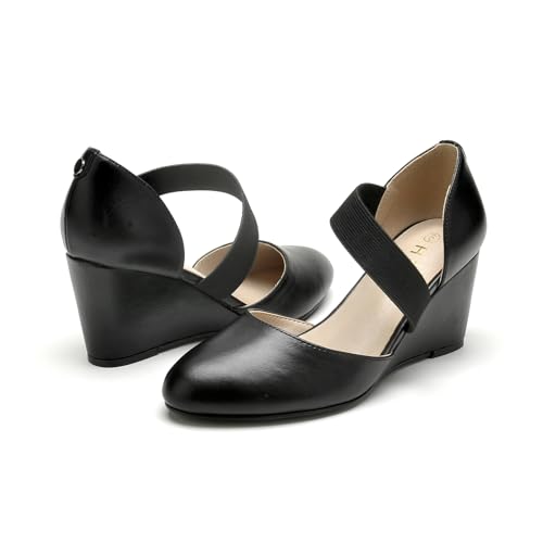 HTL Women's Wedge Heel Pumps2