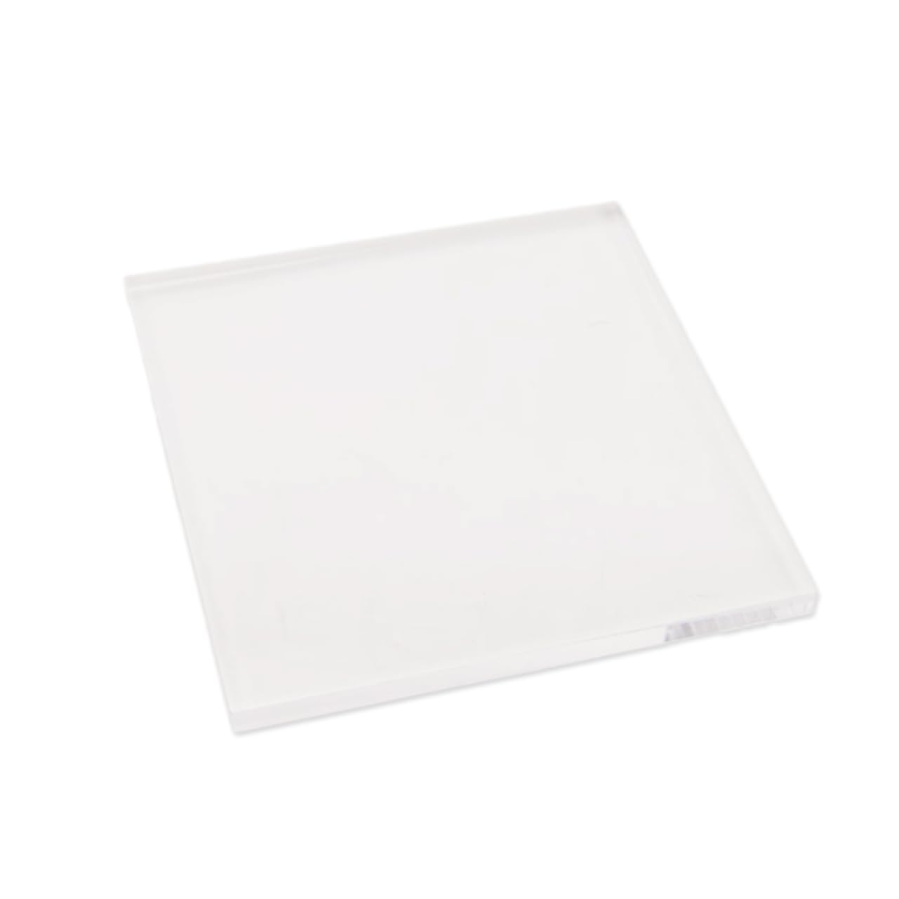 ARTIBETTER Acrylic Stamping Block Eraser Seal Pad Embossing Ink Pad Square Block Ink for Craft Making (15x15cm)
