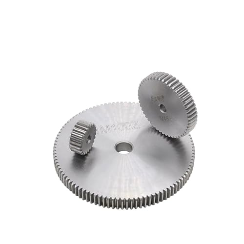 Bevel Gear Pinion Hardware Mechanical 1PCS 1 Mode Spur Gear 60-75 Teeth Thickness 10mm 45# Carbon Steel Flat Spur Gear Industrial Transmission Motor Gears 1M(62 Teeth-OD 64mm)