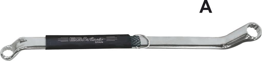 DOUBLE OFFSET RING WRNCH 15/16"-1" MIRROR CHROME PLATING