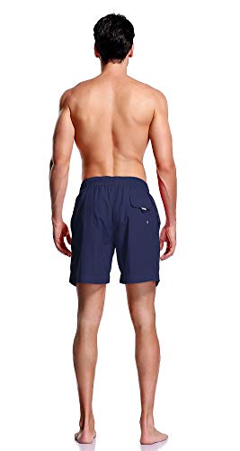 Adoretex Men's Solid Quick Dry Swim Trunks Swimsuit2