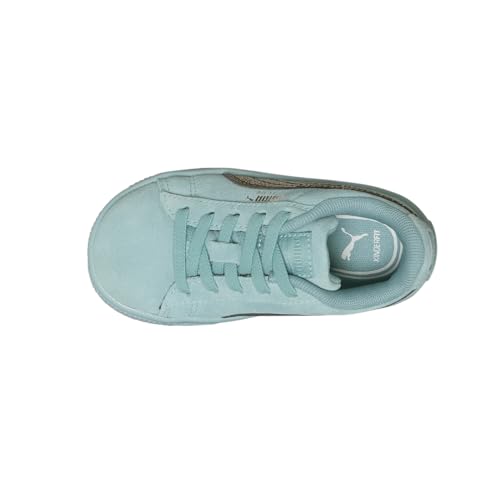 PUMA Toddler Girls Suede Aurora Lace Up Sneakers Shoes Casual - Blue4