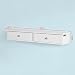SoBuy FRG43-W,Estantes de Pared, Armario suspendido, Estanteria para trasteros, de MDF, Blanco,ES