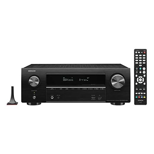Denon AVR-X1600HDAB 7.2-Kanal AV-Receiver, Hifi Verstärker, Alexa Kompatibel, 6 HDMI Eingänge, DAB+, Bluetooth und WLAN, Musikstreaming, Dolby Atmos, AirPlay 2, HEOS Multiroom