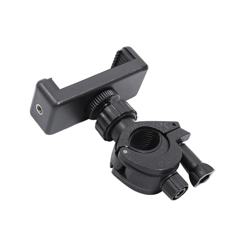 Perche à selfie multifonction avec clip pour smartphones et tablettes Longueur tête rotative à 360 degrés Pince portable pour smartphone