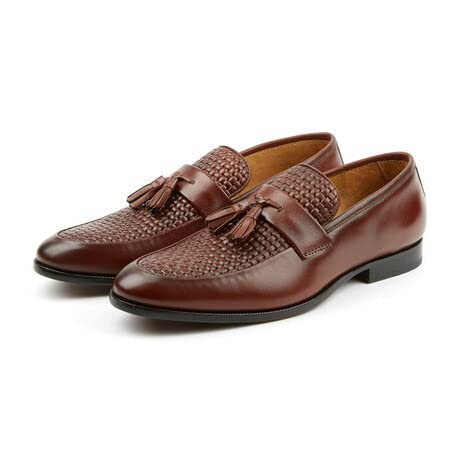 Pair of Kings Mens ACE Formal Loafers - ACE Mens Whiskey Dress Loafers