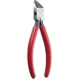 ケイバ プラスチック用ニッパー 刃先形状フラット 45度タイプ 150mm PL-756