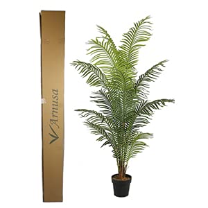 Große künstliche Palme 180 cm KP102 künstliche Pflanze Kunstpflanze Zimmerpflanze