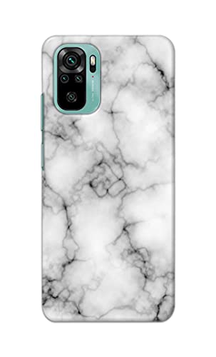 Image of Light White Marble Texture Natural Pattern Hard Back Case Cover for Redmi Note 10, Redmi Note 10S Back Cover -(J5) VNS2230