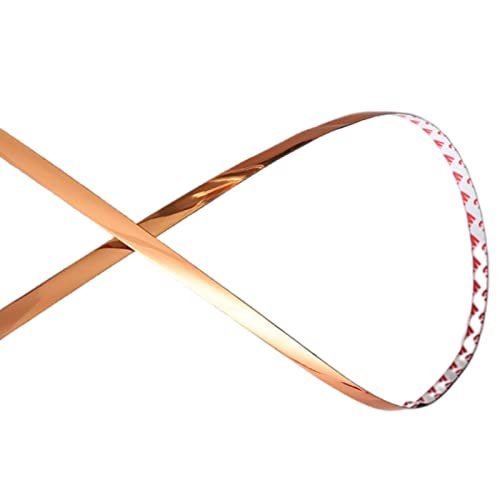 Uwariloy paree borda linha cabelo colorida metálica descasque e cola, acabamento espelhado vibrante,