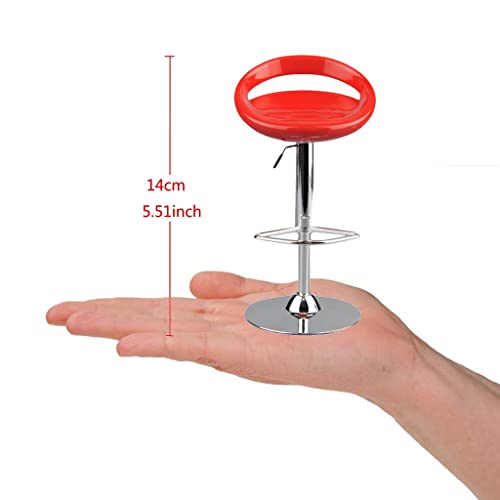 Image of CALANDIS 1 /6 Scale Round Swivel Chair Pub Bar Stool for 12'' Action Figures Red | TV, Movie & Video Games | Action Figures