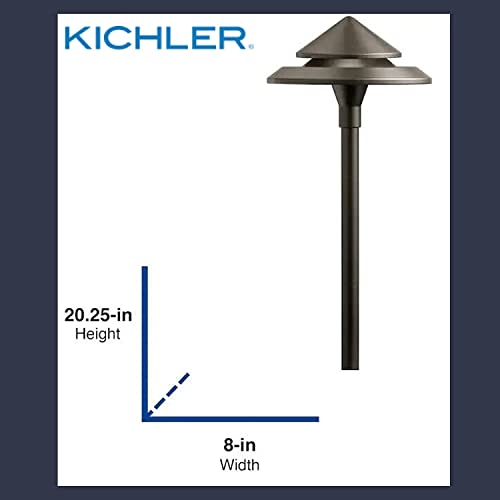 Kichler 3-Watt Olde Bronze Low Voltage Led Path Light #TOP1
