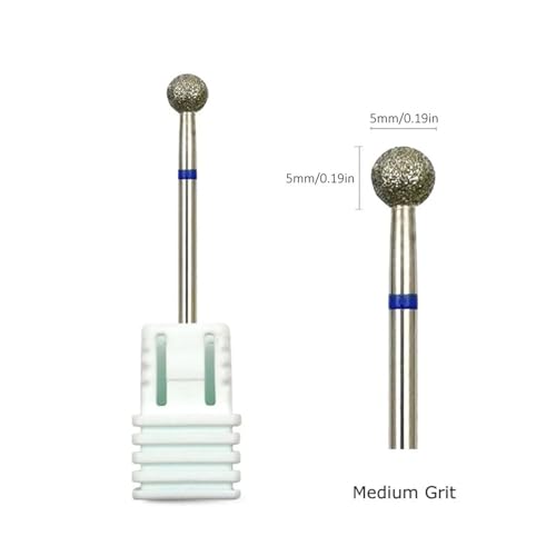 Perceuse électrique pour manucure et soin des cuticules : embout bille 5mm