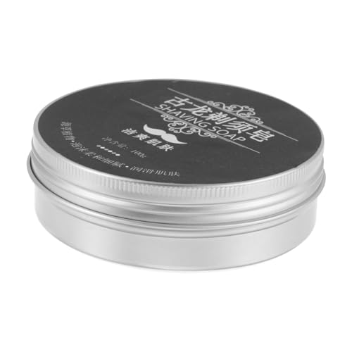 CALLARON Jabón De Afeitar Para Hombres y Mujeres Bálsamo Nutritivo Para Bigote Para Viajes Fabricado Ingredientes Naturales Afeitada Suave