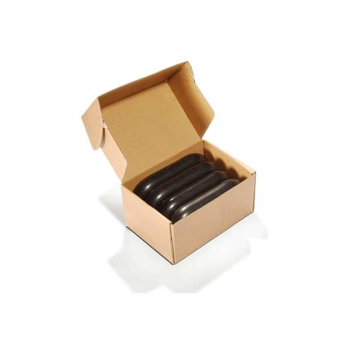 Sens Original Juego de 4 piedras de masaje ovaladas y planas, tamaño XXL