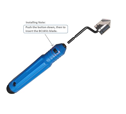 Bc1651 Countersink Inner Hole Chamfer Repair Reamer Tool Burr Remover Hand Reamer For Metal Steel Aluminum Copper Brass Wood And Plastic #TOP3