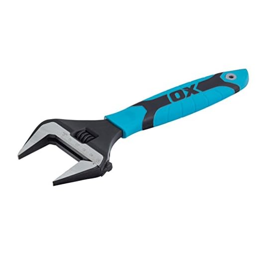OX Pro Series Adjustable Wrench Extra Wide Jaw10” (250mm)