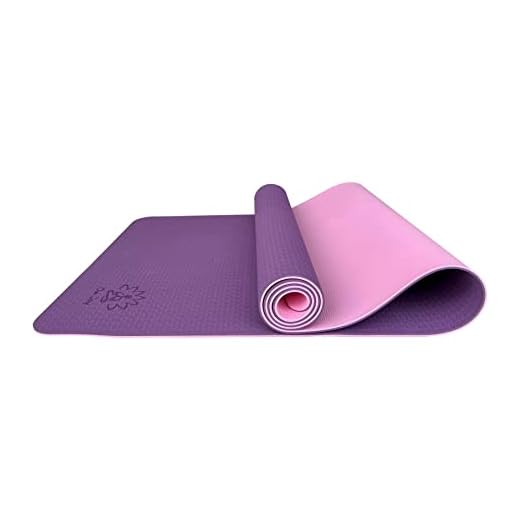 Tapete Yoga Mat TPE Dupla Camada Ecológico e Biodegradável - Fitness Pilates - 183x61cm 6mm