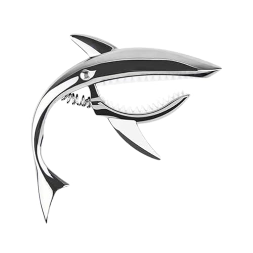 Shark Guitar Capo - ���^���X�g�����O�N�����v�A�R�[�X�e�B�b�N|�N�[���y�ʃJ�|�A�N���G�C�e�B�u�f�U�C���`���[�j���O�c�[���A�t�@�X�g�����[�X�A�N�Z�T���[�A�G���N�g���b�N�N���V�b�N�E�N�����A�X�^�W�I�X�e�[�W�p�̑ϋv���̂���y��B