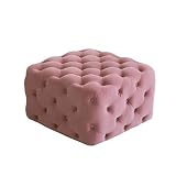 HMGGDD Fabric Sofa Stool Lightweight Shoe Changing Stool Household Creative Sitting Stool Living Roo