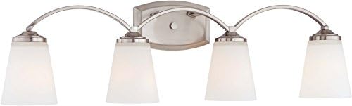 Minka Lavery 4 Light Brushed Nickel Vanity light