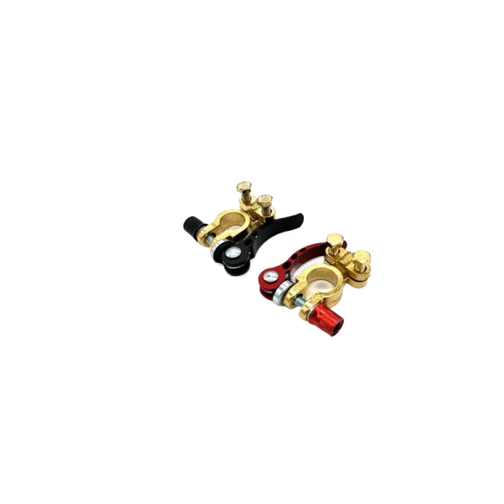 Connettore a sgancio rapido per morsetto terminale automobilistico in ottone compatibile con motocicletta per auto, roulotte