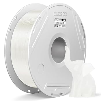 ELEGOO PLA Basic 3D Printer Filament 1.75mm Translucent 1KG
