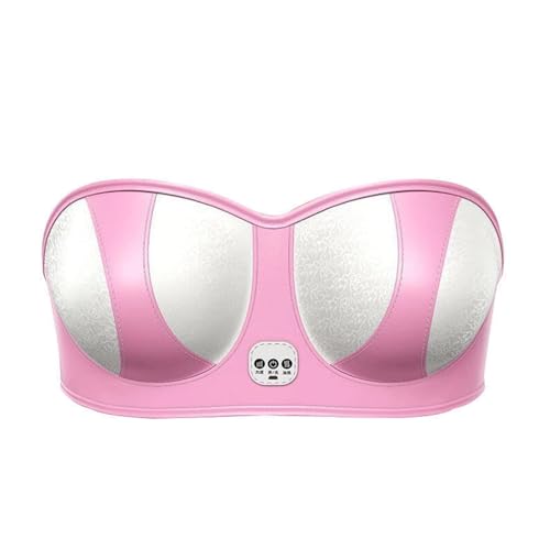 ZPBLWT Sujetador Masajeador de Senos Eléctrico, Masajeador de Senos Envolvente de 360 ​​Grados, Belleza Cuidado de Las Mamas, Estimulador De Aumento De Pecho, Cobrable
