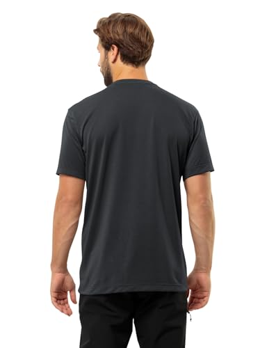 Jack Wolfskin Herren Vonnan S/S M T-Shirt, Phantom, M EU – Ansicht 6