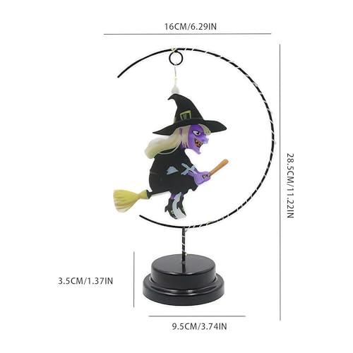 Lampe de sorcière d'Halloween pour créer une ambiance mystique au salon