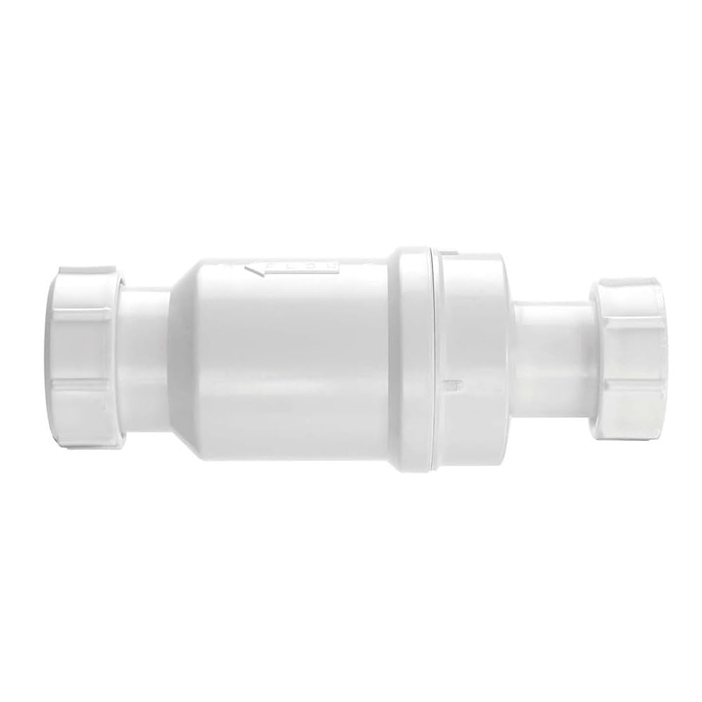 McAlpine MACVALVE-1 Self Closing Waste Valve Trap-1.25 inch, White, 1.25-Inch