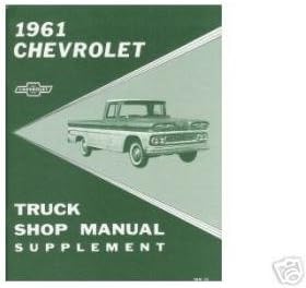 1961Chevy Pickup Truck Shop Servicio Manual de reparación libro Motor eléctrico OEM
