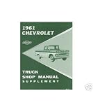1961 Chevy Pickup Truck Shop Service Repair Manual Book Engine Electrical OEM