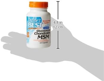 Doctor's Best Glucosamine/Chondroitin/MSM, Capsules, 120 Count