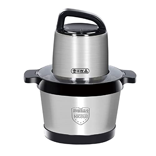 Oukerde Picadora eléctrica,trituradora de Alimentos 1000W,Picadora Eléctrica de Alimentos,con 2 Niveles de Velocidad,para Frutas Verduras Carne Especias,Picadora de Verduras,Food Processors Cover