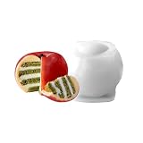 Midnadiy 3D Apple Silicone Mold - Christmas Candle Molds for Candle Making, Large Epoxy Resin Molds for DIY Handmade Soaps, Mousse Cake, Plaster Concrete Crafts & Christmas Home Decorations