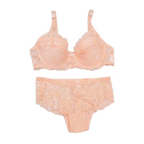 Soutien-gorge push-up relevable et culotte dentelle pour galbe parfait