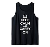 historia del cartel keep calm and carry on Keep Calm and Carry On Keep Calm and Carry On Vintage poster print retro Camiseta sin Mangas