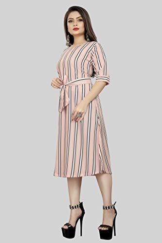 Image of AA Creation Women's Fit And Flare Knee Length Dress
