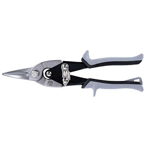 Werku WK601950, Tijera Corta Chapa, Capacidad Corte 1.2 mm, Longitud 250 mm, Cromo Vanadio, Corta Chapa, Metal, Hojalata, Aluminio, Alambre y Otros