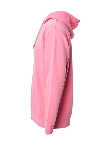Independent Trading Co. - Unisex Midweight Pigment-Dyed Hooded Sweatshirt - PRM4500 - XL - Pigment Pink